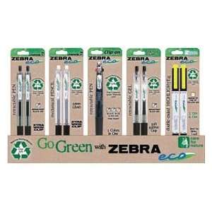  Zebra Eco Recycled Ballpoint Pen Pencil and Highlighter 