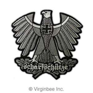 GERMAN ARMY SHARPSHOOTER SNIPER EAGLE IRON CROSS EMBROIDERED PATCH 