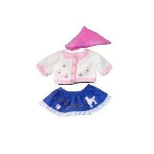  Toy Stuffed Animal 50s Girl Outfit Toys & Games