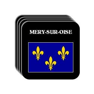  Ile de France   MERY SUR OISE Set of 4 Mini Mousepad 