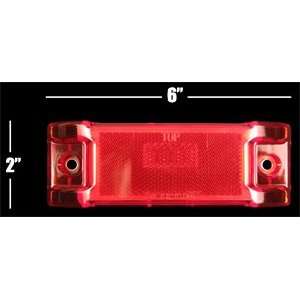  One Red LED Truck and Trailer Side Marker Clearance Light 