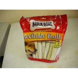  Milkbone Beefhide Rolls 42 Ct 19.25 Oz (pack of 3 
