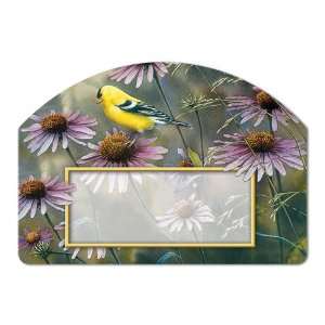   Ltd. Goldfinch & Coneflower Screen Printed For Year Round Durability