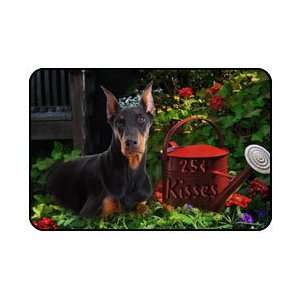  Doberman Pincher Dog 25 Cent Kisses Mousepad