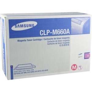  Samsung CLP 660 Magenta Toner 2000 Yield   Genuine OEM 