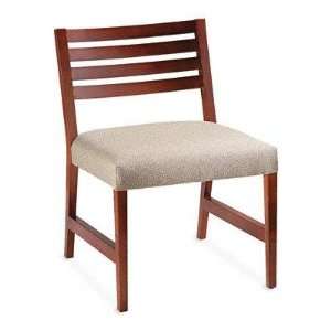  Cambia 2160 Series Wood Back Armless Seating, Henna Cherry 