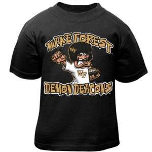  Wake Forest Demon Deacons Infant Black Character T shirt 