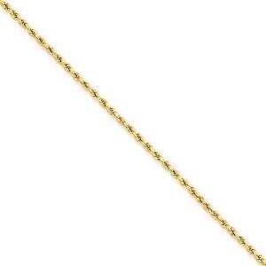  14k Yellow Gold 16 inch 2.00 mm Rope Choker Necklace in 