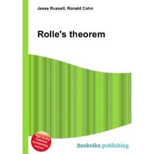  Rolles theorem Ronald Cohn Jesse Russell Books
