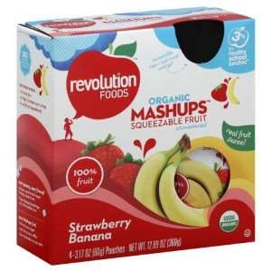 Revolution Foods, Fruit Mashup Strwbry Bnna, 12.68 OZ (Pack of 3)
