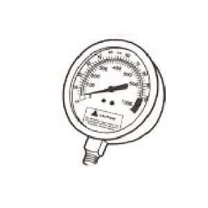  OTC Fuel Pressure Gauge, 0 100 PSI   7439
