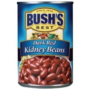 Bushs Dark Kidney Beans, 16 oz, 6 Pack Grocery & Gourmet Food