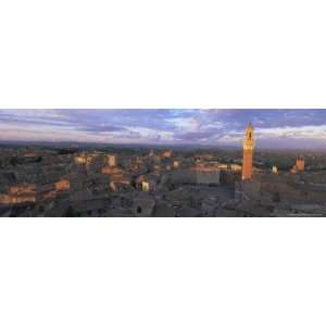  Panoramic View Over the City, Siena, Unesco World Heritage 