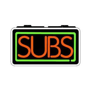  Subs Backlit Sign 13 x 24