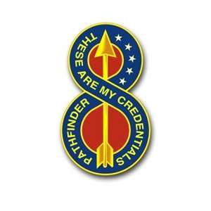  US Army 8th Infantry Division Unit Crest Patch Decal 