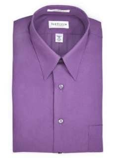  Van Heusen Purple Dress Shirt Clothing