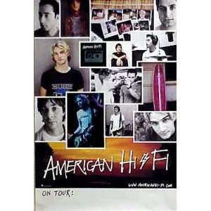 AMERICAN HI FI On Tour 24x36 Collage Poster