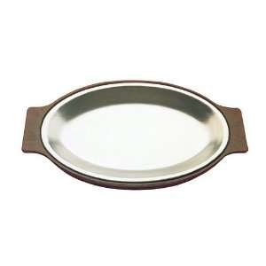 Dinner Platter, 8 Inch X 12 Inch, Standard Oval, Solid Cast Aluminum 