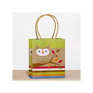  Kraft Owl Small Gift Bag 