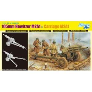  M2 A1 105mm Howitzer Gun w/Carriage & Crew 1 35 Dragon 
