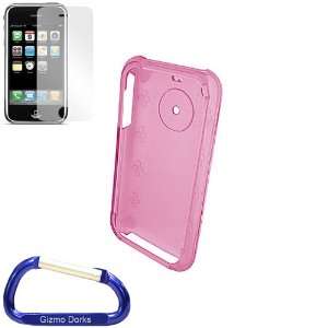  Premium Hard Crystal Case (Pink) for the iPhone, Screen 