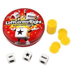  Left Center Right Dice Game Tin Toys & Games
