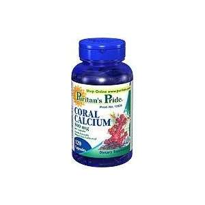  Puritans Pride Coral Calcium 500 mg/ 120 Capsules Health 