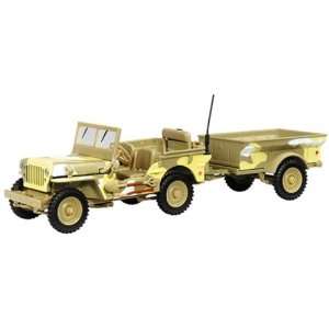  Schuco Willys Jeep Open Trailer Toys & Games