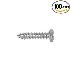 10X1/2 Slotted Pan Head Sheet Metal Screw (100 count)  