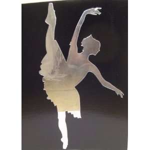  Adhesive Mirror Ballerina Ballet Dancer Home Decor