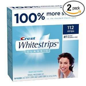   Dental Whitening Kit 112 Count Strips (2 Pack)