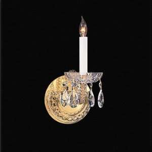  Crystorama 1121 PB CL S, Traditional Candle Crystal Wall 