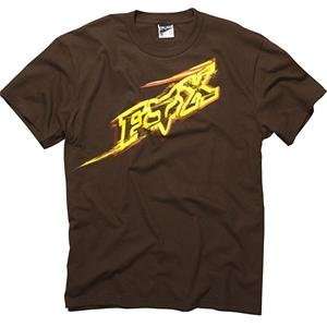  Fox Racing Blazing Chops T Shirt   Medium/Dark Brown 
