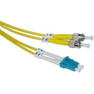   ST, Single Mode, Duplex Fiber Optic Cable, 9/125, 2 Meter   LCST 01202