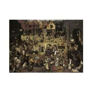  Pieter The Younger Brueghel   The Fight Between Carnival 