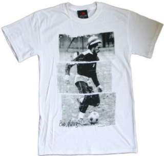  Bob Marley   Soccer 77 T Shirt Clothing