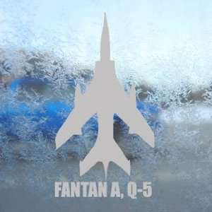  FANTAN A, Q 5 Gray Decal Military Soldier Window Gray 