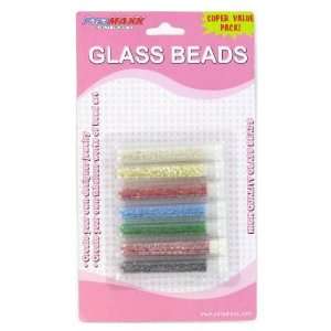  Glass Beads In 7 Viles Blstr Card Case Pack 144   892374 