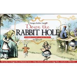  Down the Rabbit Hole Rubber Stamp Collection
