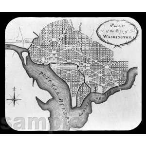  Washington D.C. Plan 1792 Mouse Pad 