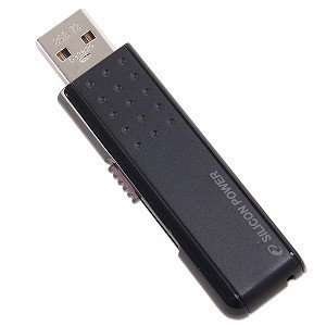  Silicon Power Touch 210 2GB USB 2.0 Flash Drive (Black 