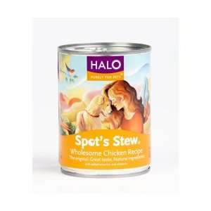  Halo Spots Stew for Dogs Wholesome Chicken Recipe Canned 