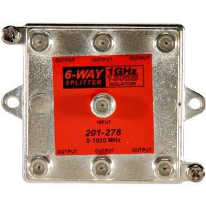  NEW 1GHz 130dB 6 Way Vertical Splitter (Cable Zone 