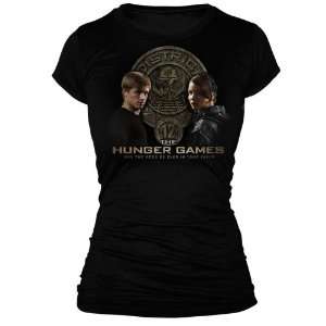 The Hunger Games Movie Jr?s Tee District 12 Version 2 XL