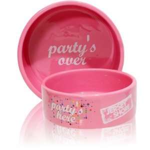 MTVs Jersey Shore Partys Here Dog Bowl, 6 Inch, Pink 