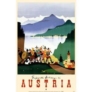  Enjoyable Holidays in Austria Poster