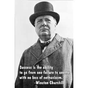  Success is the ability to 20X30 Canvas Giclee