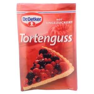 Dr. Oetker Tortenguss Rot (Red Cake Grocery & Gourmet Food