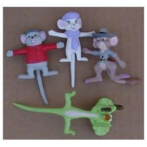  Rescues Down Under Set Of (4) PVC Figures 1990 Everything 