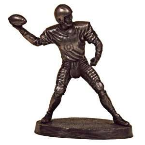  Touchdown Pass Cast Bronze Sculpture